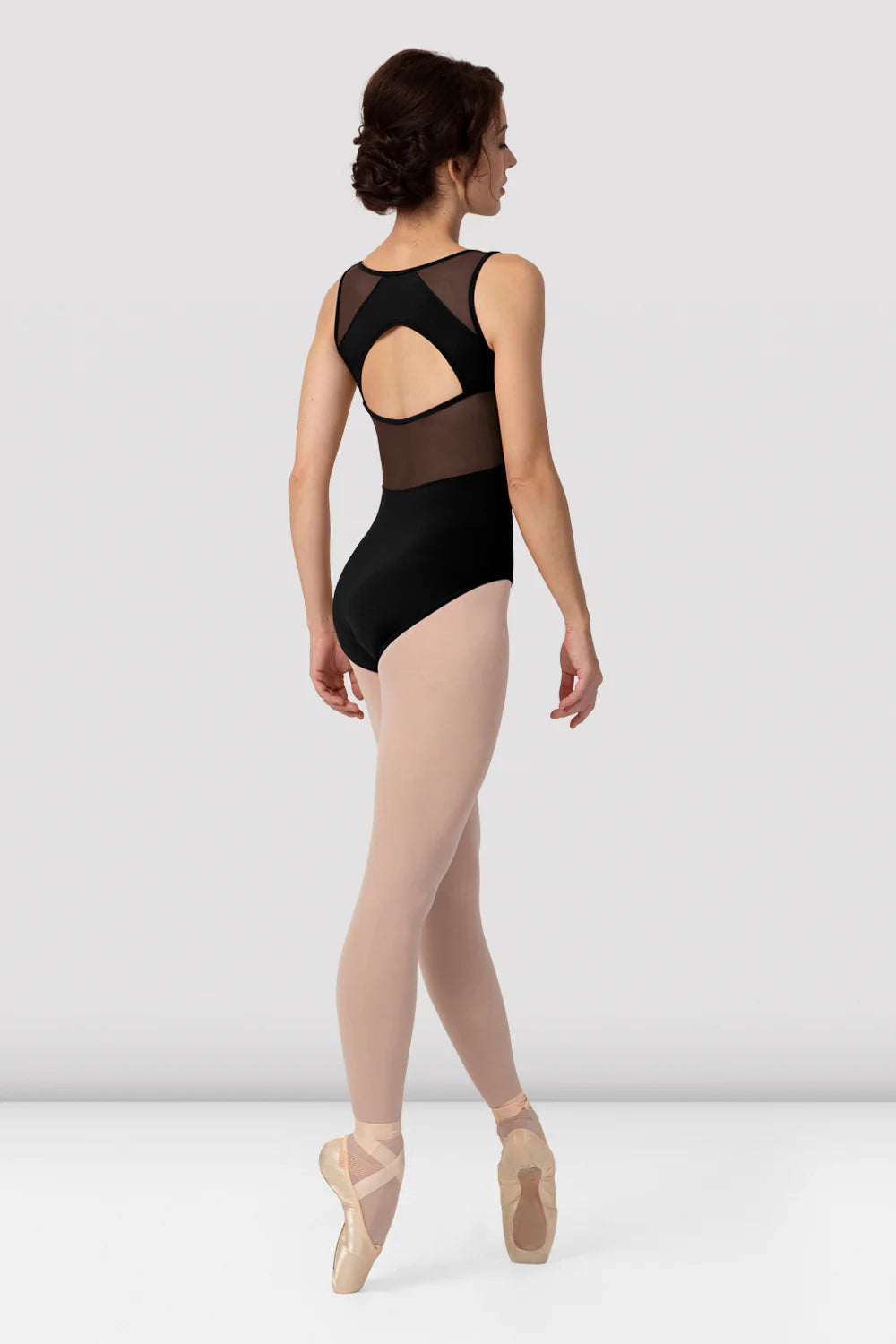 Ladies Boutique Mesh V Neck Leotard