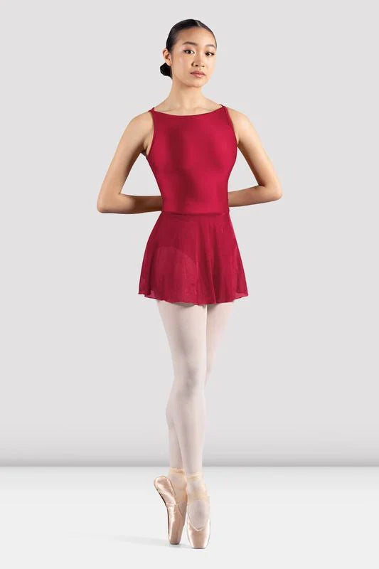 Mirella Glow Mesh Skirt (Raspberry)