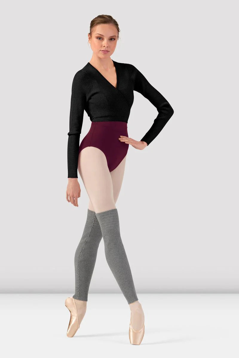 Mira Soft Knit Legwarmers (Grey Marle)