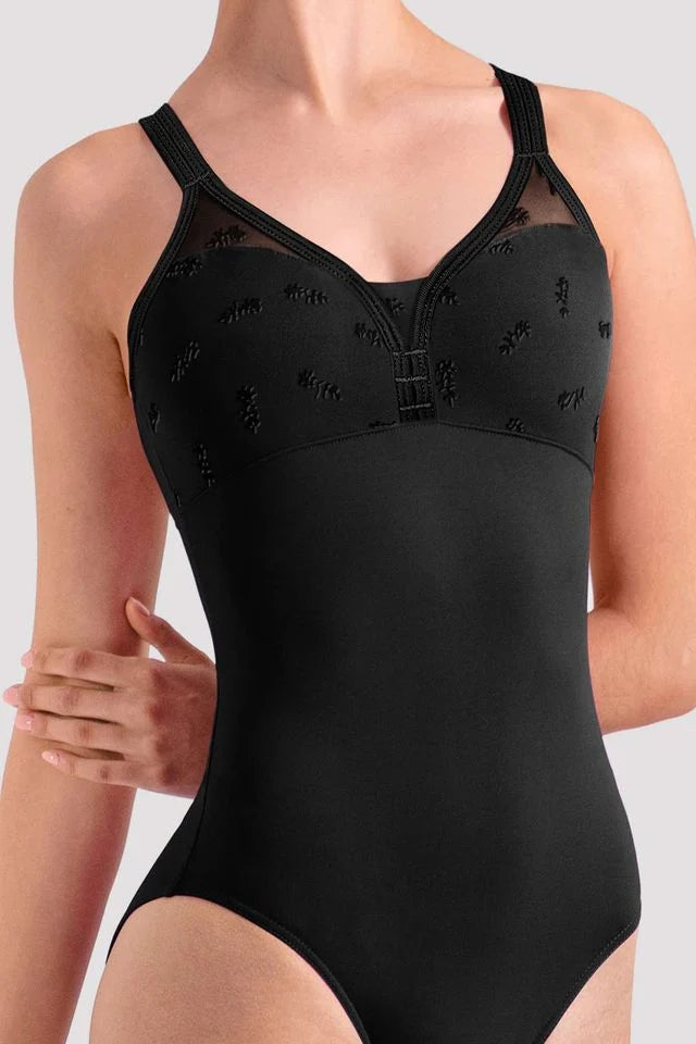 Olivia Floral Cross Back Leotard