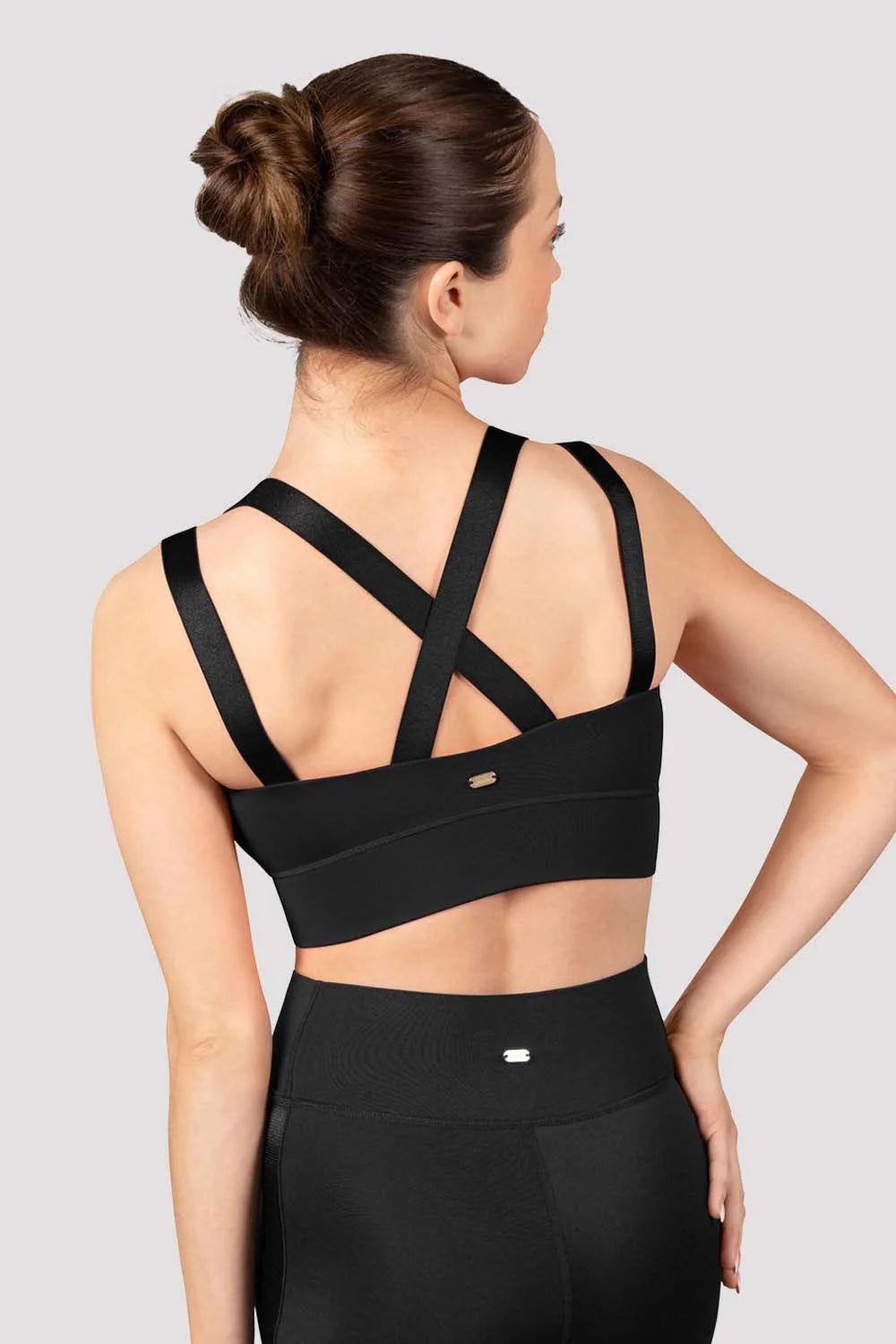 Ladies Majesty Cross Back Crop Top