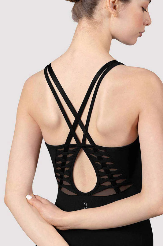 Ladies Lucey Cross Back Leotard