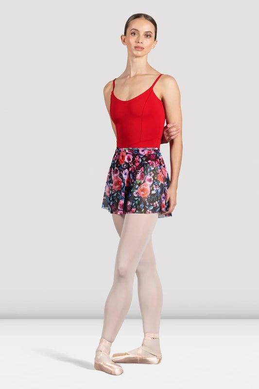 Floral Pull-on Skirt (Rose)