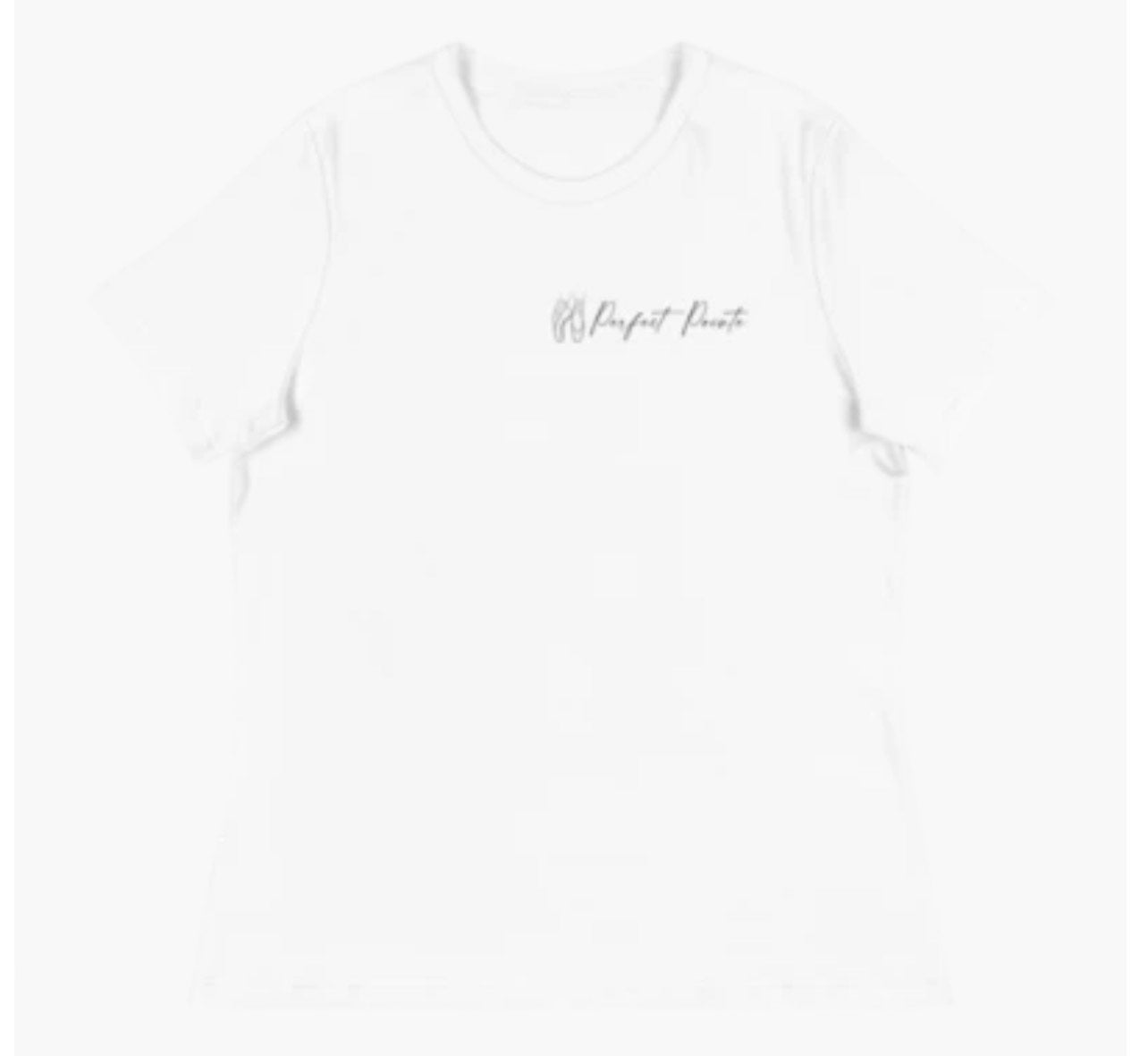 Perfect Pointe Basic Crew Neck T-Shirt (WHITE)