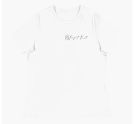 Perfect Pointe Basic Crew Neck T-Shirt (WHITE)