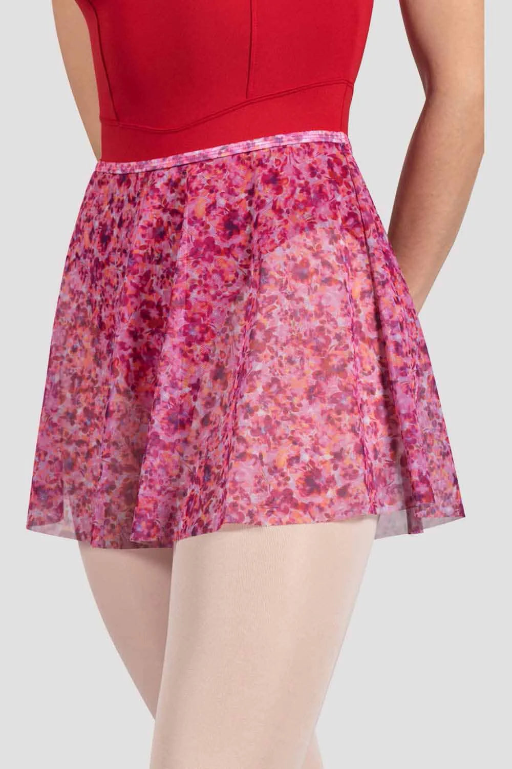 Ladies Floral Printed Skirt (Bellflower)