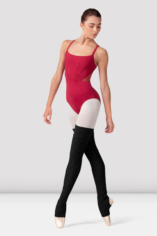 Ladies Elsa Knit Legwarmers (BLK)