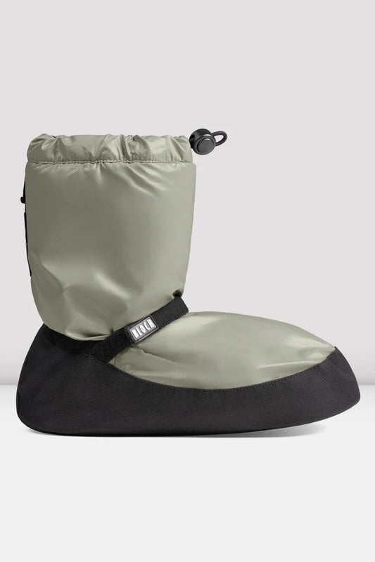 Adult Warm-up Booties (Metallic Olive)