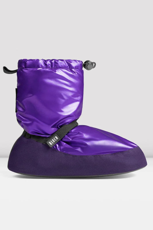 Adult Warm-up Booties (Metallic Purple)