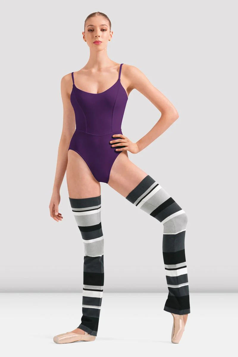 Adult Striped Legwarmers (BLK)