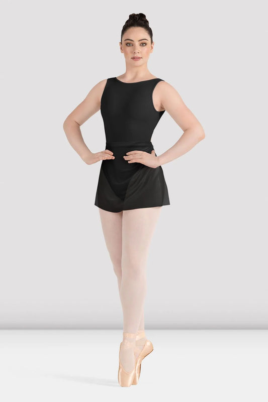 Ladies Calypso Mesh Skirt (BLK)